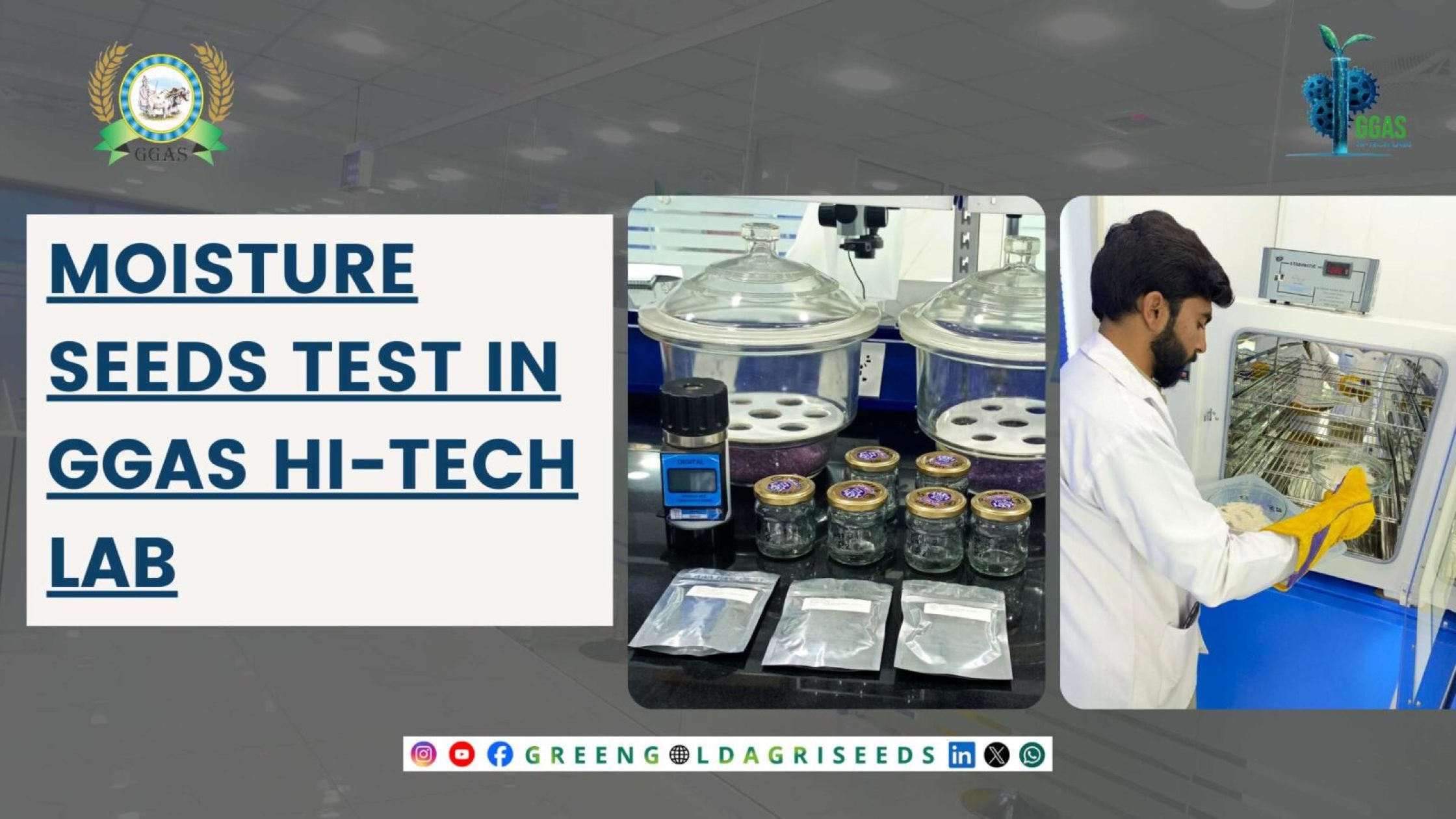 Moisture Seed Test in GGAS HI-Tech Lab (2)